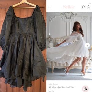 Selkie Angel Mini Bustle Dress